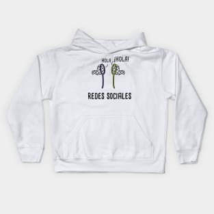 Redes Sociales Spanish Pun Kids Hoodie